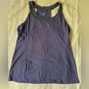 🍉Tuff Athletics Gray and Purple Sleeveless Tank Top XXL EUC